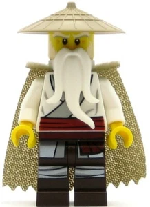 LEGO Ninjago Minifigure Master Wu with Cape (Genuine) - Picture 1 of 1