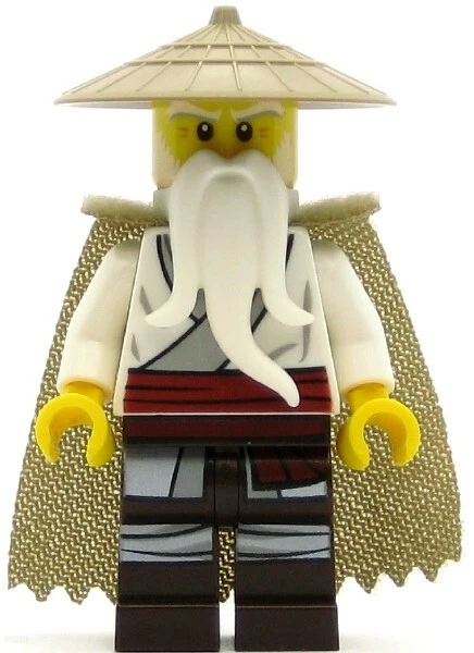 LEGO Ninjago Minifigure Master Wu with Cape (Genuine) - Image 1 of 1