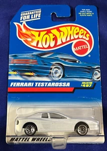 1998 Hotwheels #497 Ferrari Testarossa White - Picture 1 of 2