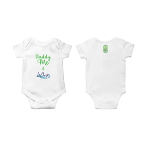 LeCroix Daddy & Me Baby Clothes 12 months Unisex one piece baby body suit - Picture 1 of 6