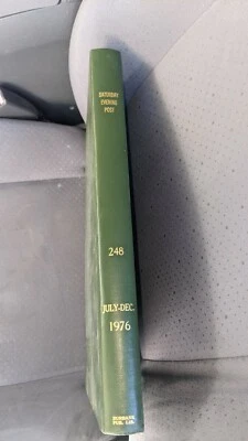 Saturday Evening Post, bound volume edition (SALVAGED), July - December 1976 - Image 1 of 4