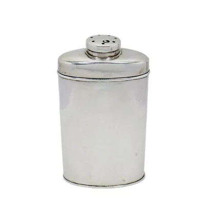 Antique Early 20th Century Chinese Export Sterling Silver Talcum Powder Bottle - image 1 of 4