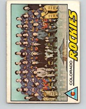 (HCW) 1977-78 O-Pee-Chee #76 Rockies Team NHL  Rockies 9702