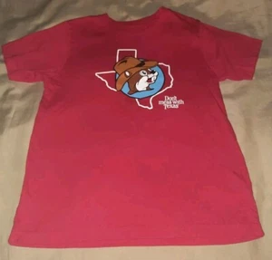 Bucees "Don’t Mess With Texas" "This Critter Don’t Litter" rotes TShirt Youth M - Bild 1 von 5