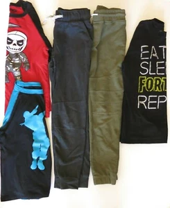 Fortnite Cat & Jack skeleton reaper long sleeve tee shirt jogger sweatpants M 8 - Picture 1 of 11