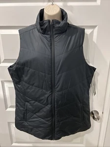 NEW TAGS CABELA'S Sz XL Black Puffer Vest Zip Lightweight Thinsulate Platinum C4 - Picture 1 of 10