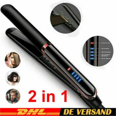 Profi Haarglätter Lockenstab Straightener Haarglätteisen Lockenwick DE - Bild 1 von 4