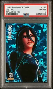 2020 Panini Fortnite Cracked ICE #148 ASTRA PSA 8 USA 🙂 Druck - Bild 1 von 2