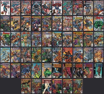 Capitán América / Cuatro Fantásticos / Vengadores / Iron Man #1-13. Serie 1996 completa Foto 1 de 4