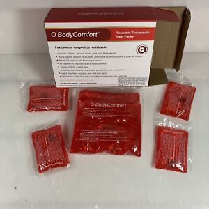 BODY COMFORT REUSABLE THERAPEUTIC HEAT PACKS 1 SPORTS And 4 Pocket Packs - New