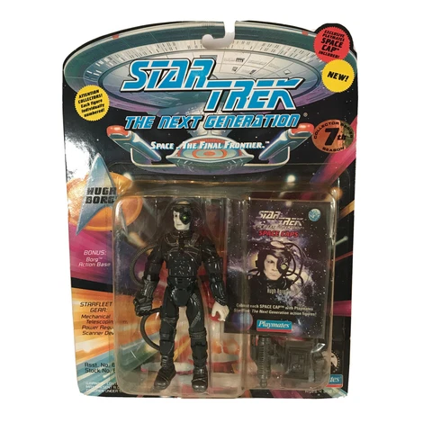 STAR TREK The Next Generation Hugh Borg Action Figure Playmates 1994 Vintage NIP Cover