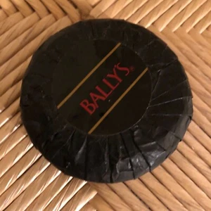 Vtg Las Vegas Bally’s Hotel Round Hand Soap Logo Sealed Black Paper Rare VLV NV. - Picture 1 of 8