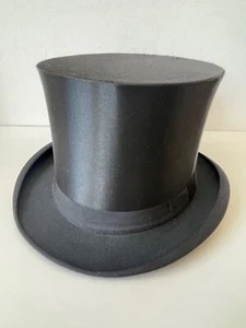 Chapeau Claque Zylinder Klapphut Gr 57 Zylinderhut Seidenhut Falthut sehr gut - Bild 1 von 8
