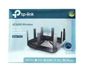 TP-LINK AC5400 router wireless tri-band MU-MIMO Gigabit Archer C5400 sigillato NUOVO - Foto 1 di 5