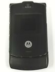 Motorola Razr V3   Black And Silver  At And T  Cingular  Cellular Flip Phone