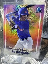 2021 Bowman Chrome Mega Box Dawn-Of-Glory “Mojo” Refractors - Ed Howard - #DG-6