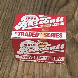 1986 Baseball Topps Traded Complete Set 1T-132T ( BONDS, BO JACKSON, CANSECO) - Picture 1 of 2