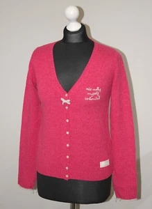 Odd Molly 114 womens pink wool cardigan jumper Size 1 S - Picture 1 of 7