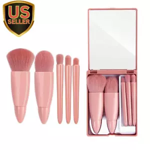 Easy-Taken Travel Makeup Brush Set, 5Pcs Mini Complete Function Cosmetic Bru... - Picture 1 of 1