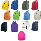 RUCKSACK BACKPACK BAG SCHOOL WORK GYM CYCLING HIKING FAST POST 7 COLOURS