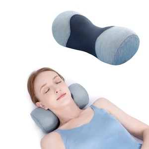 Almohada enrollable para cuello pequeña espuma viscoelástica cervical contorno soporte alivio del dolor - Imagen 1 de 9