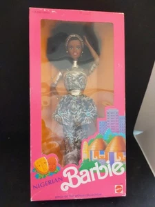 Nigerian 1990 Barbie Doll Dolls of the World #7376 NIB - Picture 1 of 7