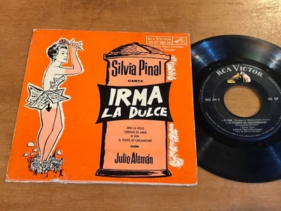 SILVIA PINAL Irma La Douce Musical  Mexican Cast OST 1961 MEXICO EP Julio Aleman - Image 1 of 4