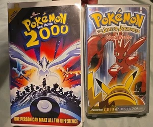 Pokémon 2000 The Movie & Pokémon 3 The Movie VHS Clamshell  - Picture 1 of 4