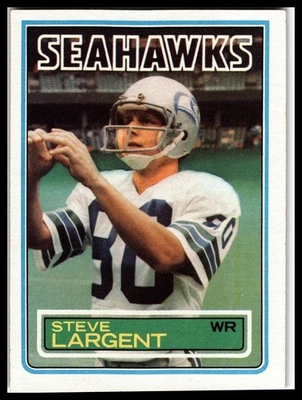 1983 Topps #389 Steve Largent - Image 1 of 2