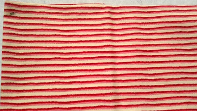 Fabric Timeless Maroon Pink Peach Stripes Fat Quarter $2.25 - Image 1 of 3
