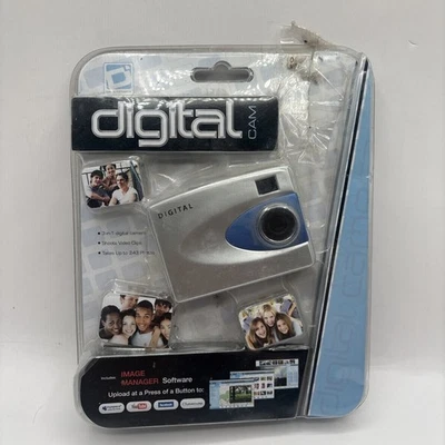 Sakar 91379 VGA Point & Shoot 0.3 MP Digital Camera - Silver - Image 1 of 3