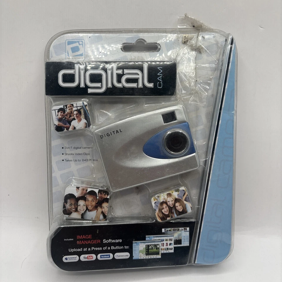 Sakar 91379 VGA Point & Shoot 0.3 MP Digital Camera - Silver - Image 1 of 3