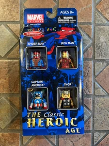 Marvel Minimates EDAD HEROICA CLÁSICA Juego de Caja Spider-Man Capitán América Iron Man - Imagen 1 de 1