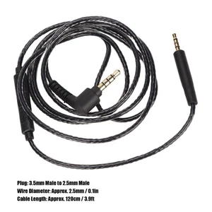 .›02 015 Headphone Cable 120cm/3.9ft Cable Length 5-core Copper - Picture 1 of 23
