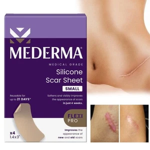 Mederma Medical Grade Silicone Scar Sheets Flexi Pro Reusable for 21 Days Exp! - Picture 1 of 9