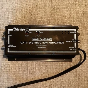Tru Spec - Model CA-30/860 - CATV Distribution Amplifier - Picture 1 of 5