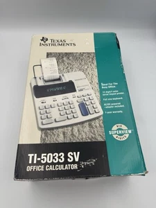 TEXAS INSTRUMENTS TI-5033 SV 12 STELLIG SUPER ANSICHT Selten! - Bild 1 von 13