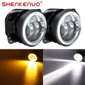 For 2007-2013 Toyota Tundra 4" LED FOG Lights Front Bumper Driving Lamps - Picture 1 of 12