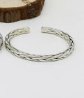 B21 Bangle Plait Braided 0 3/16In Sterling Silver 925