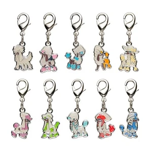 Charm Pokemon Centro Nazionale Zukan Metallo 676 Furfrou Cane 10pz Kalos - Foto 1 di 1