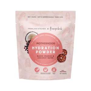 ^ Franjos Kitchen Motherhood Hydration Powder Blood Orange Coconut Water 150g - Picture 1 of 2