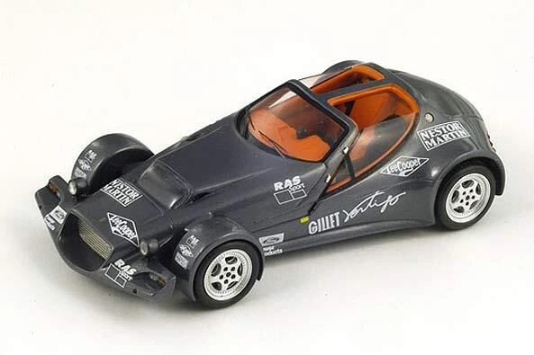 1:43 Spark Gillet Vertigo Spider Record Car 2002 gris oscuro Met S1461 MMC Foto 1 de 2