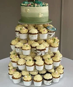 Round Wedding & Party Cake Acrylic Stands - Custom, Bespoke Stands Made - Picture 1 of 33