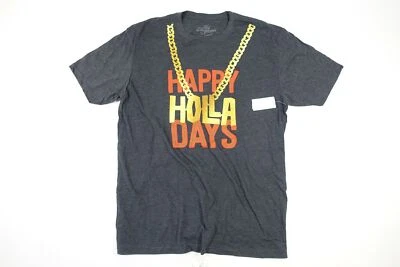CAMISETA CHICO PELIGROSO HIP HOP RAP FELIZ HOLLA DÍAS VACACIONES NAVIDAD XL GRIS NUEVA CON ETIQUETAS Foto 1 de 4