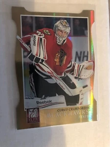 2011/12 Elite Status Gold Corey Crawford Chicago Blackhawks 41/99 - Picture 1 of 2