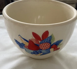 Universal Cambridge CALICO FRUIT Bowl 1940s Vintage - Picture 1 of 5