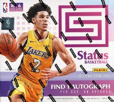 2017 18 PANINI STATUS BASKETBALL HOBBY BOX - 10 PACKS/BOX, 1 AUTO/ BOX