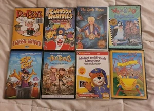 DVD Lot 8 Movies Kids Animated Family New Wee Sing Baby Genius Top Cat Popeye - Picture 1 of 7