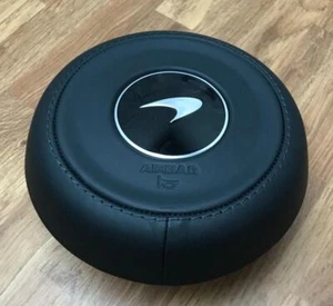 Genuine McLaren 540 570 650 steering wheel leather centre bag 14N094CP. SRS. 6B - Picture 1 of 13