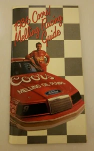 De colección 1986 Bill Elliott Coors Melling Racing Media Guide NASCAR Collectors - Imagen 1 de 5